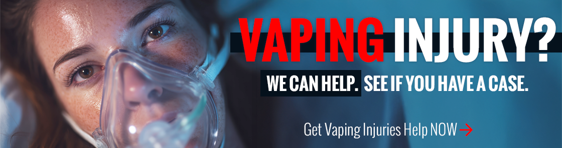 vaping injury oxygen mask